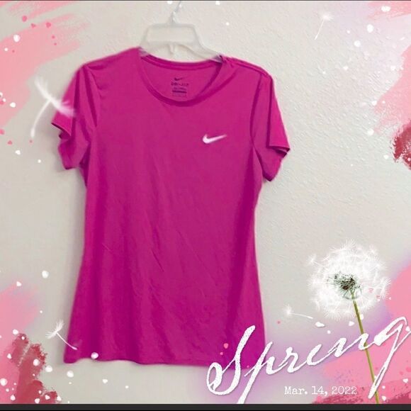 🎁🎁 NIKE DRI-FIT COLOR PINK SIZE LARGE - Picture 1 of 5